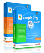 Outlook synchronisieren mit SimpleSYN 2.1 Business: weltweit Outlookdaten austauschen